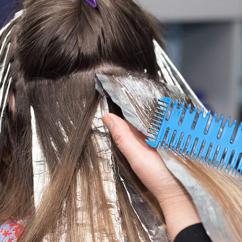 Hair Styling Comb Set - Highlighting Professional Metal Rat Tail