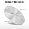 QZATTCAEN Aluminum Grinding & Polishing Disc Base Plate - 8"