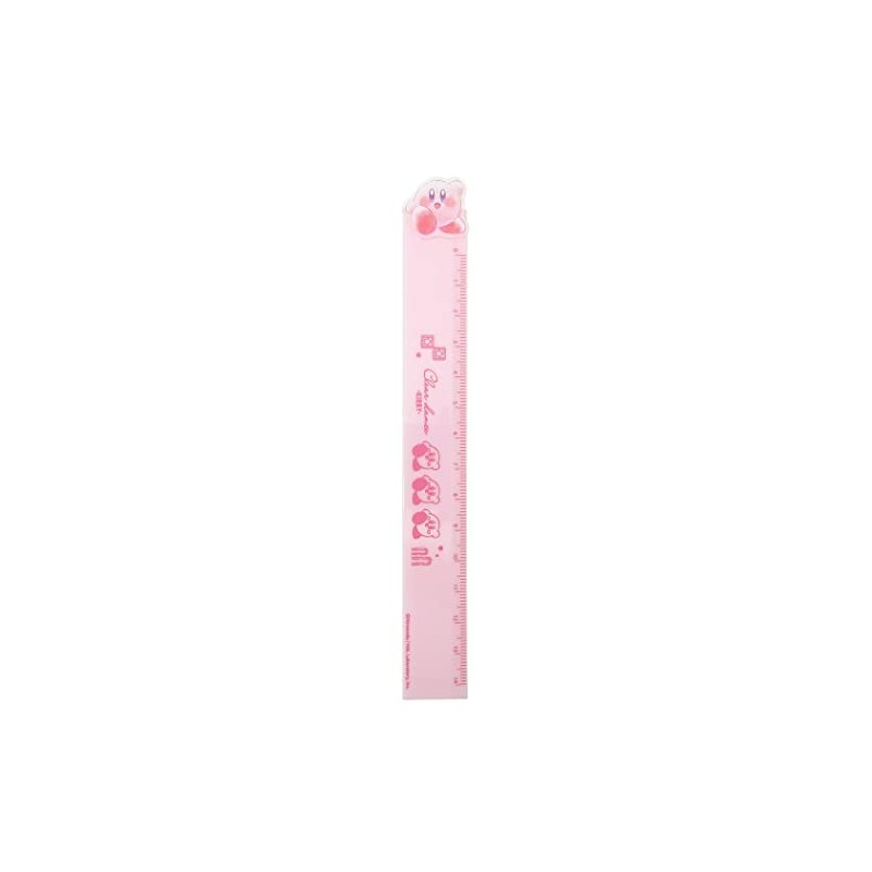 Kamiojapan Kirby Star Ruler with Mascot, Slim 5.5 inches (14