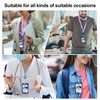 Lanyard for Keys with Retractable Reel Clip and Hard Vertical