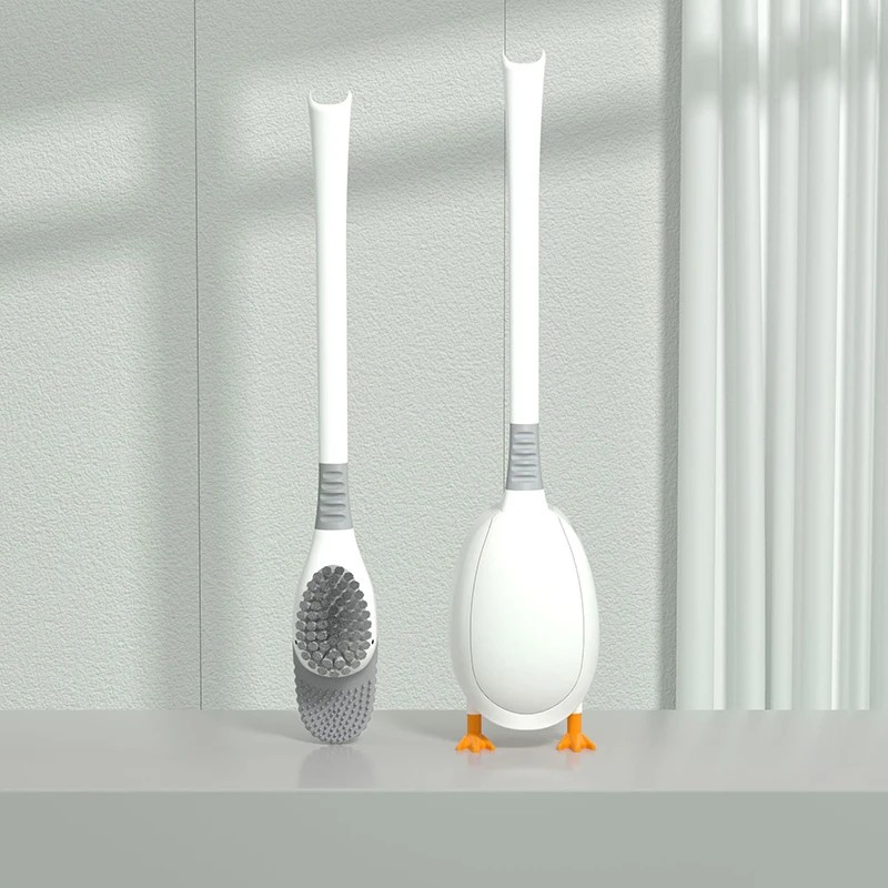 Silicone Toilet Brush for Deep Cleaning – Flexible Corner-Cleaning Brush