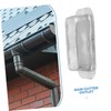 DOITOOL Outdoor Rain Gutter Drain Outlet Connector Aluminum Alloy Gutter