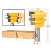 YONICO Router Bits Reversible Glue Joint 1-1/4-Inch Reversible 1/2-Inch Shank