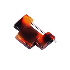 JOYOZY Resin Bands Extra Links Replacement for iWatch Band 38mm 40mm 42mm 44mm(Tortoise)