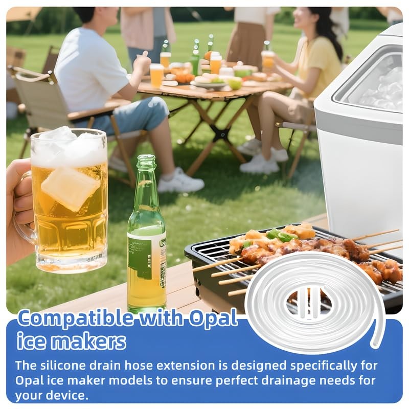 9.85 Ft Ice Maker Drain Hose Extension for Opal Nugget