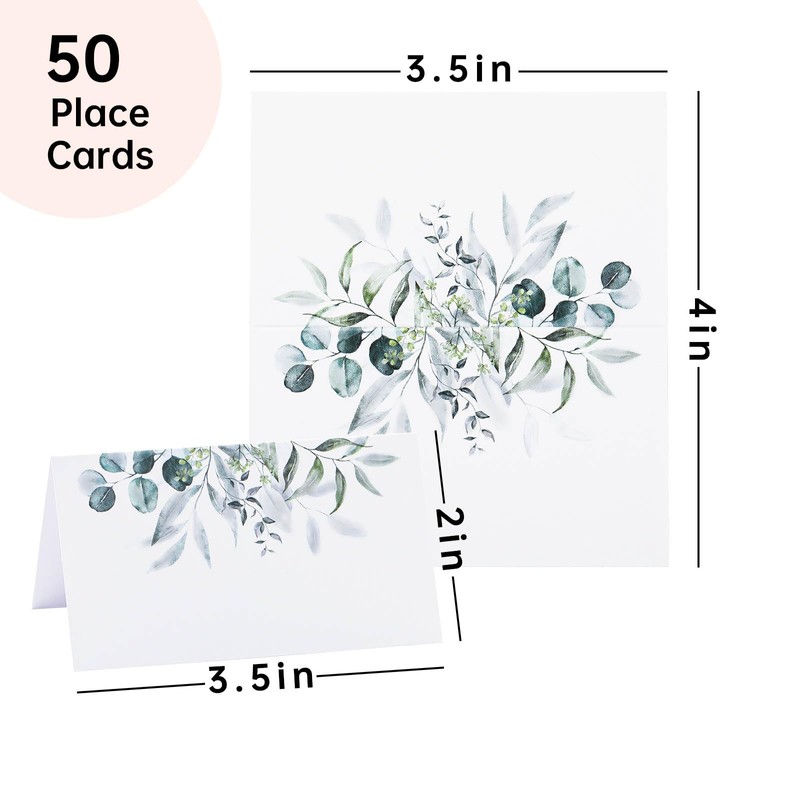 Place Cards for Table Setting Name Cards for Wedding Reception