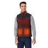 ORORO Men's Lightweight Heated Vest with USB-C Rechargeable Battery, Puffer