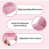 Bling Shiny Rhinestone Sports Sun Visor Hat for Women Summer