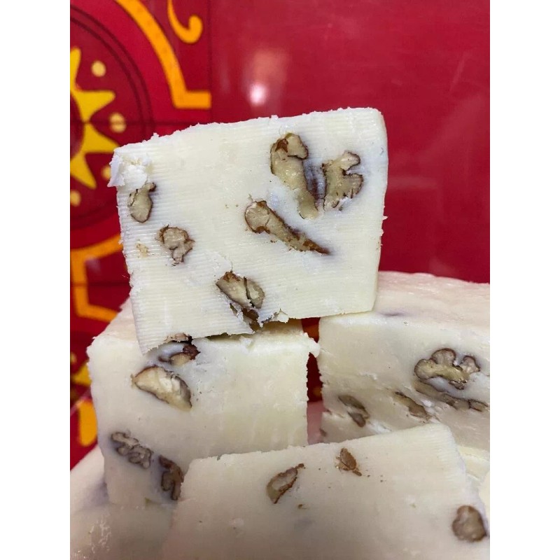 Homemade Coconut White Chocolate Fudge plus Pecans 1/2 pound