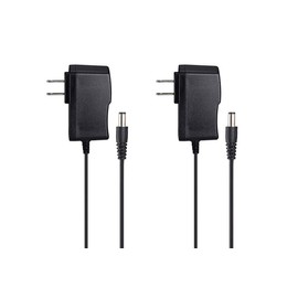 NOYITO 3V 1A Power Adapter AC110V 100-240V to DC 3.0V 1000mA 3.0W Power Supply Black Cable Length 4.5ft (Pack of 2)
