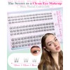 Natural Lash Clusters Kit 8-10-12MM Short Eyelash Clusters Kit Clear