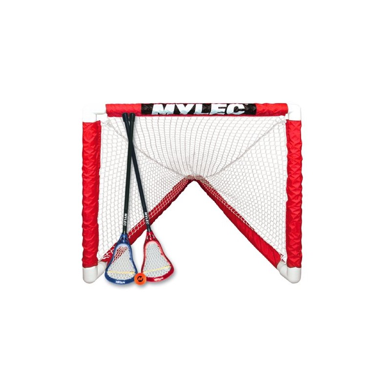 Mylec Mini Lacrosse Goal Set, White