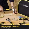 TOPLINE 208-Piece Basic Home Tool Kit with Easy Carrying Round