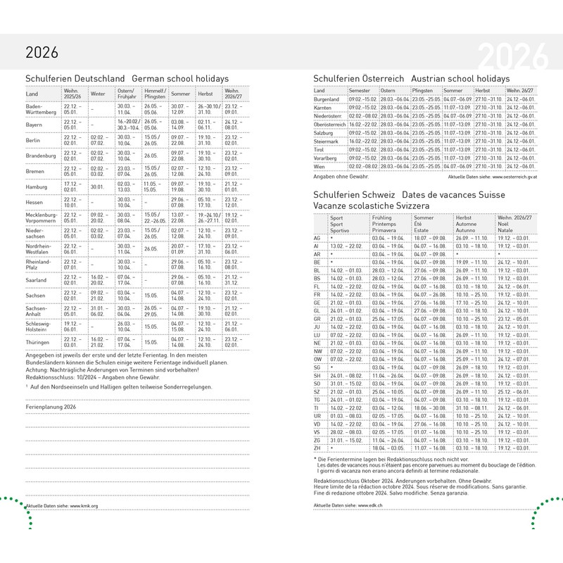 Idena 12043 Pocket Diary 2026, Ladytimer in Format 8.7 x