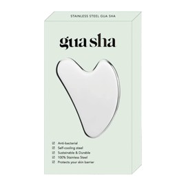 Herramienta Gua Sha De Acero Inoxidable | Reductor De Papada Facial | Moldeador de Masaje y Reductor de Papada para Cuello Hombros Piel Mujeres
