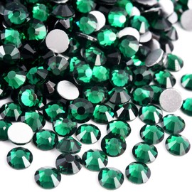 SREGIT Rhinestone Nail Parts, Glittering Glass, Nail Decoration, Large Capacity (SS20/Approx. 4.7mm, Sapphire Blue)