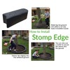 ECO GARDEN Recycled Rubber STOMP Edge Black