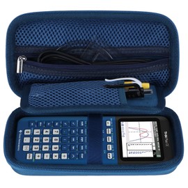 RIYADAone Hard Case Replacement for Texas Instruments TI-84 Plus CE/TI-84 Plus/TI-Nspire CX II CAS/TI-Nspire CX II/TI-83 Plus/TI-89 Titanium/TI-85 / TI-86 Color Graphing Calculator (Deep Blue Case)