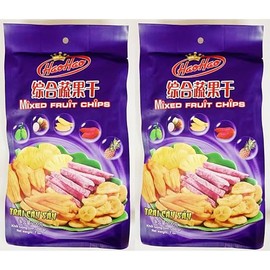 Mixed Fruit Chips, Assorted Tropical Fruits, 7 oz, Pack of 2