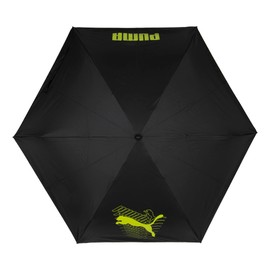 Puma PBP67MN60 Rain or Sun Use, Silver C Back, Mini Folding Umbrella, Lime Green, 23.6 inches (60 cm)