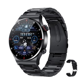 QW33 1.28 Inches Smartwatch IP67 Waterproof Sports Watch BT5.1 Intelligent Watch Fitness Tracker Multifunctional Watch Compatible with Android5.0/iOS10.0