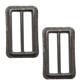 Trimming Shop Dark Brown Buckle - Replacement Clasp for Repairing Belts, Coats, Bags and Leather Crafts - Fastener Accessory - Arts and Crafts Sewing Kit Supply for Fixing Clothing, 50mm, 2pcs