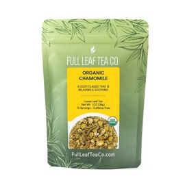 Organic Chamomile Loose Leaf Tea - 1 oz Bag (approx. 15 servings) | Full Leaf Tea Co.