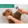 3 Mode Dog Shower Attachment, High Pressure Handheld Sprayer with