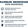 YETI Rambler 64 oz Bottle, Vacuum Insulated, Leakproof, Stainless Steel