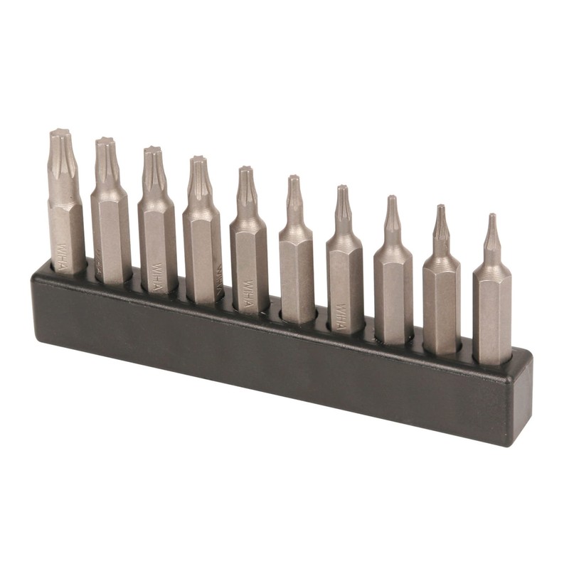 Wiha 75988 10 Piece Torx Micro Bits Set