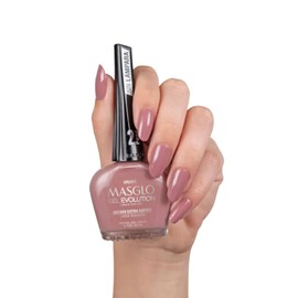 Masglo Esmalte de Uñas Gel Evolution Secado Extra Rápido 13,5mL, Vegan, Color Virginal
