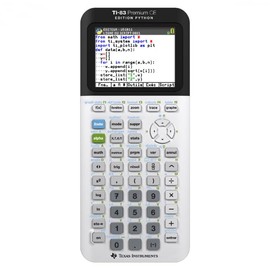 TI-83 Premium CE Edition Python with WYNGS Protective Case Red - Graphing Calculator - Basic Package