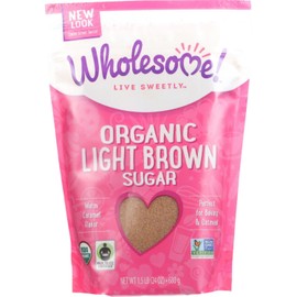 Wholesome Sweeteners Sugar - Organic - Light Brown - 24 oz - case of 6