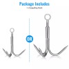 Unbranded Grappling Hook 3Claw Climbing Hook Stainless Steel Grapnel Hook