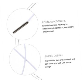 VILLFUL 50pcs Multifunctional Elastic Ropes for Crafts for Mask Making Hats and Creative Projects Versatile Flat Elastic Cord for All Ages for Home and Kindergarten Activities