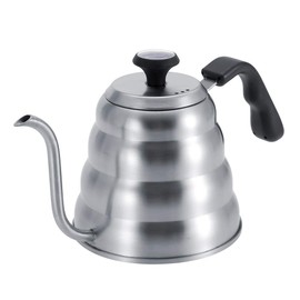 LOCADENCE Pour Over Coffee Kettle, Large Capacity Stainless Steel Gooseneck Kettle Teapot, Stovetop Tea Kettle with Ergonomic Handle with Thermometer for Gas Electric, Induction Stove Top (1.2L)
