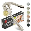 Kitessensu High Effective Garlic Press With Studs, Heavy Duty Garlic