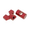 Brake Cable Adjuster Set Aluminium Red Universal Wing Nut Pulley
