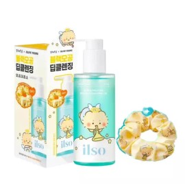 Ilso 일소 슈퍼 멜팅 세범 클렌징오일 200ml 기획 (+스크런치) Ilso Super Melting Foam Cleansing Oil 200ml Set (+Screnci)