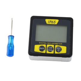 Magnetic Digital Level and Angle Finder Versatile Mini Inclinometer LCD Display with Backlight Bevel Gauge IP65 Water Resistant