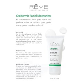 Reve Oxidermic Gel Crema Hidratante Anti Imperfecciones