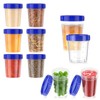 TJHypenete 10PCS Small Containers with Lids, 4 oz Reusable Salad