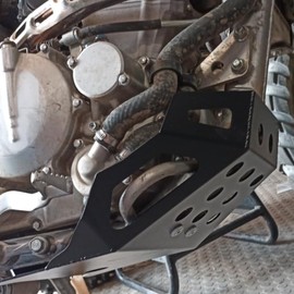 WORLDMOTOP Engine Skid Plate Replacement for Kawasaki KLX250S KLX 250S 2006-2020 KLX300 KLX 300 2021-2025 Motorcycle Engine Protective Skid Plate Cover (black)