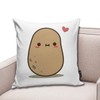 QMS CONTRACTING LIMITED Throw Pillow Cover Cute Potato In Love