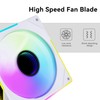 FexaDon Tek 120mm ARGB Computer Case Fan, 4 Pin PWM,