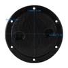 Boat Hatch Deck Plate, 4in Black Round Non Slip Inspection