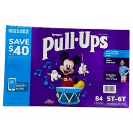 Huggies Pull Ups Training Pants for Boys Size 5T/6T (46-60 lbs) 84 Count - NEW