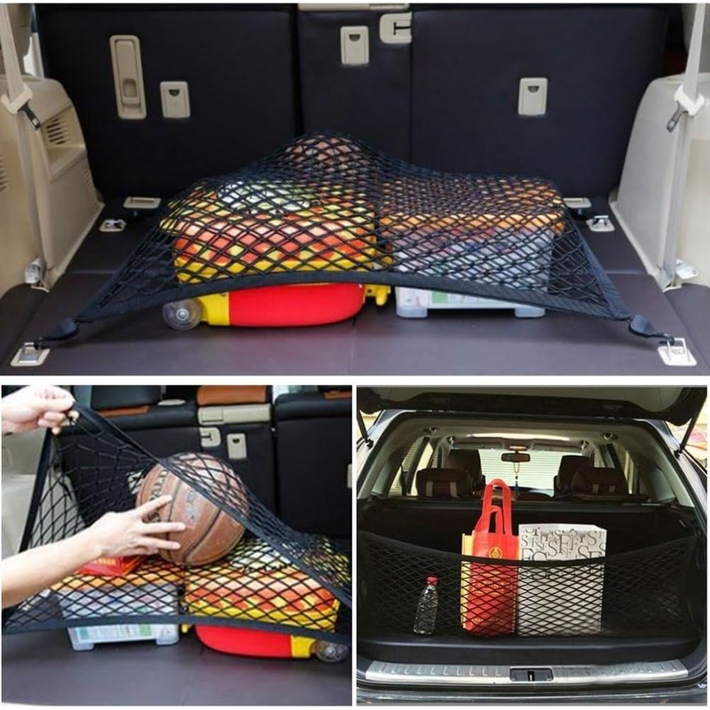 32x24in Premium Quality Adjustable Elastic Cargo Net Universal Stretchable Truck