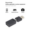GELRHONR USB 2.0 to USB Female 90 Degree Adapter, Rotating