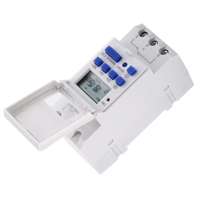 LCD Display Weekly Programmable Electronic Relay Time 16 ON and